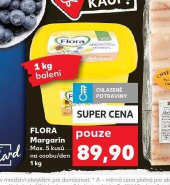 Kaufland Flora margarín nabídka