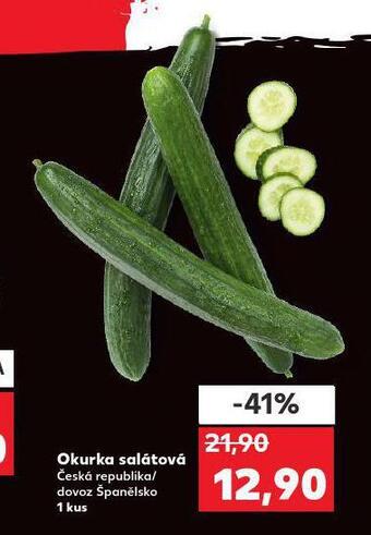 Kaufland Okurka salátová nabídka