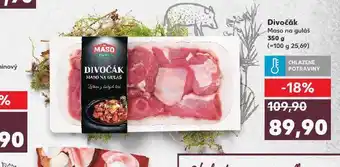 Divočák maso na guláš