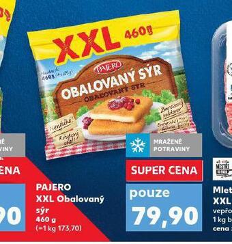 Kaufland Pajero xxl obalovaný sýr nabídka