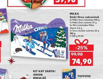 Kaufland Milka směs oreo cukrovinek nabídka