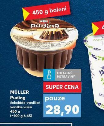 Kaufland Müller puding nabídka