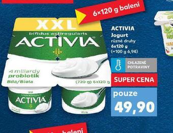 Kaufland Activia jogurt nabídka
