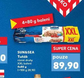 Kaufland Sun & sea tuňák nabídka