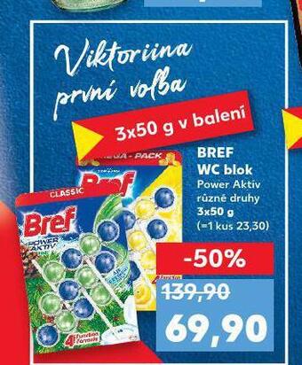Kaufland Bref wc blok nabídka