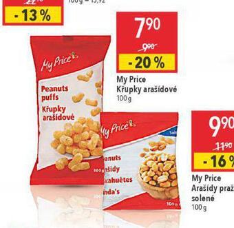 Globus My price křupky arašídové nabídka