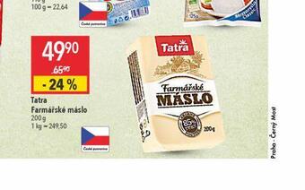Globus Tatra farmářské máslo nabídka