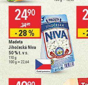 Globus Madeta jihočeská niva 50% nabídka