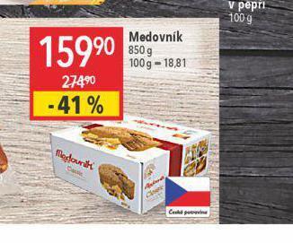 Globus Medovník nabídka