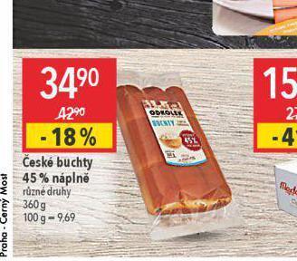 Globus České buchty 45% náplně nabídka