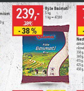Globus Rýže basmati nabídka