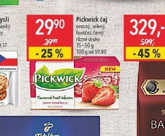 Globus Pickwick čaj nabídka