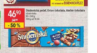 Globus Ateliér čokoláda nabídka