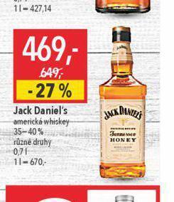 Globus Jack daniel´s nabídka