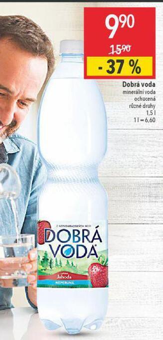 Globus Dobrá voda ochucená nabídka