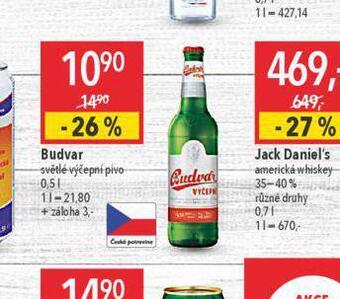 Globus Pivo budvar nabídka