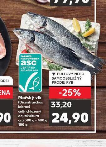 Kaufland Mořský vlk nabídka