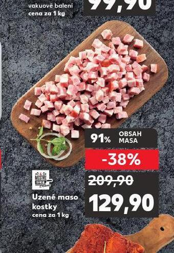 Kaufland Uzené maso kostky nabídka