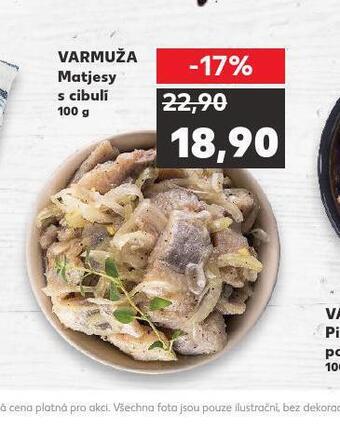 Kaufland Matjesy s cibulí nabídka