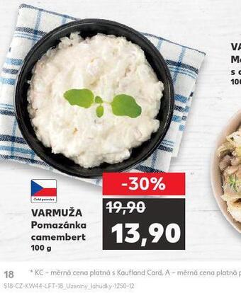 Kaufland Pomazánka camembert nabídka