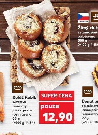 Kaufland Koláč kubík nabídka