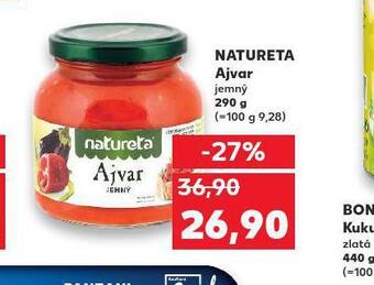 Kaufland Natureta ajvar nabídka