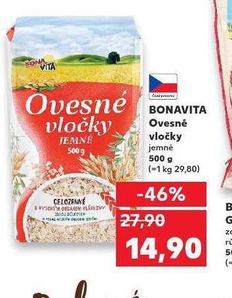 Kaufland Bonavita ovesné vločky nabídka