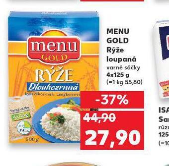 Kaufland Menu gold rýže loupaná nabídka
