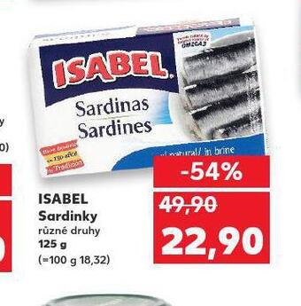 Kaufland Isabel sardinky nabídka