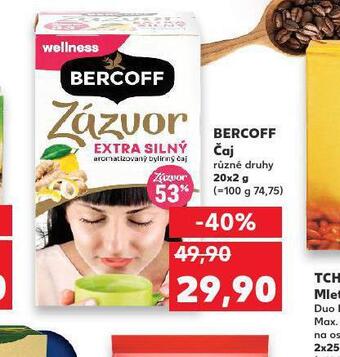 Kaufland Bercoff čaj nabídka
