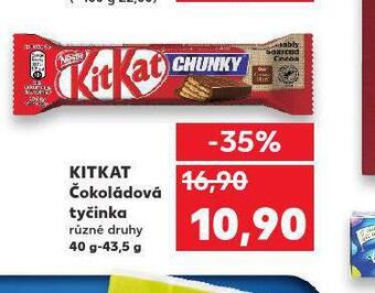 Kaufland Kitkat čokoládová tyčinka nabídka