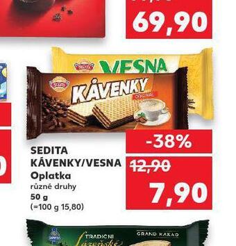 Kaufland Sedita kávenky / vesna nabídka