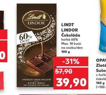 Kaufland Lindt lindor čokoláda nabídka
