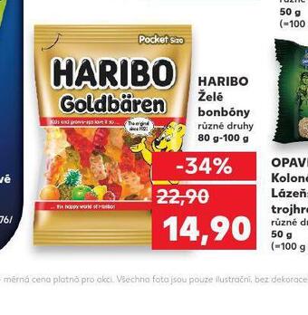 Kaufland Haribo želé bonbóny nabídka