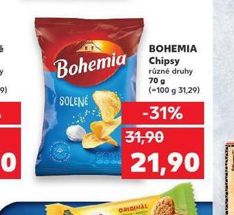 Kaufland Bohemia chipsy nabídka