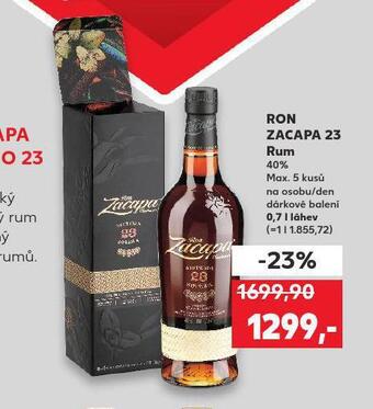 Kaufland Ron zacapa 23 rum nabídka