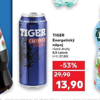 Kaufland Tiger energetický nápoj nabídka