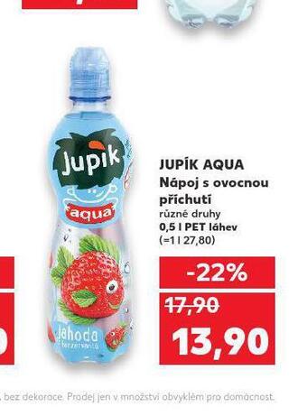 Kaufland Jupík aqua nabídka