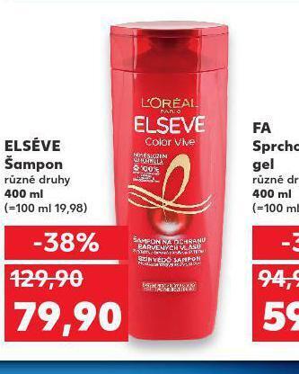 Kaufland Elseve šampon nabídka