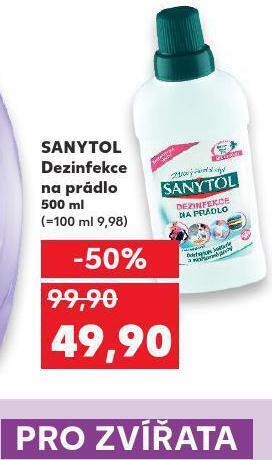 Kaufland Sanytol dezinfekce na prádlo nabídka
