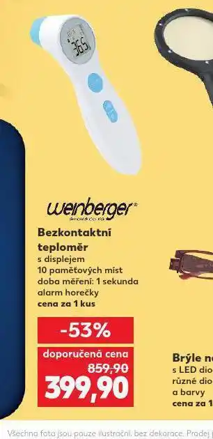 Kaufland Bezkontaktní teploměr nabídka