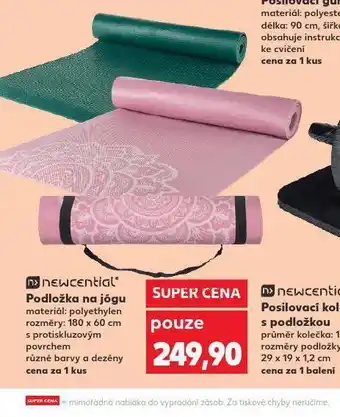 Kaufland Podložka na jógu nabídka