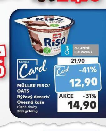 Kaufland Müller riso / oats nabídka