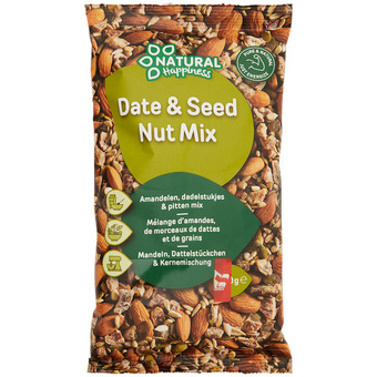 Action Směs datlí, semínek a ořechů natural happiness nabídka