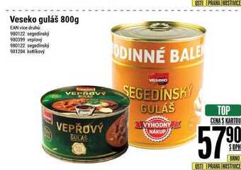 Tamda Foods Veseko guláš 800g nabídka
