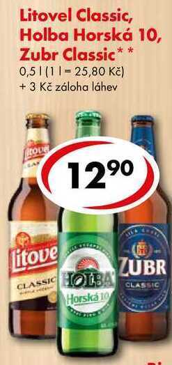 CBA Zubr classic, 0,5 l nabídka