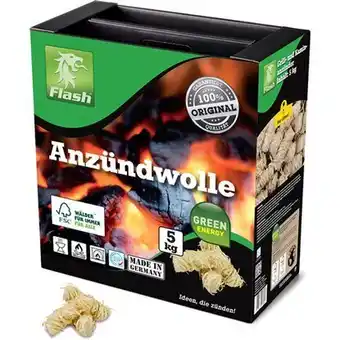 Flash podpalovač z dřevité vlny 5 kg