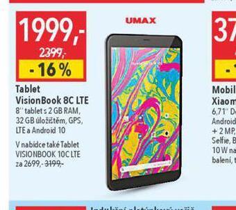 Globus Tablet umax 8" nabídka