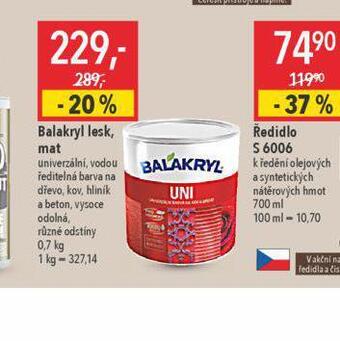 Globus Balakryl nabídka