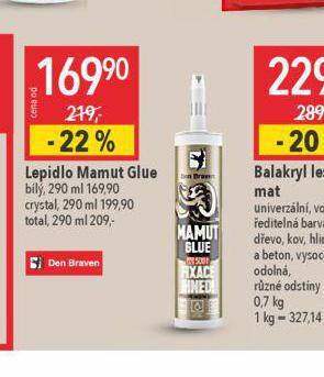 Globus Lepidlo mamut glue nabídka